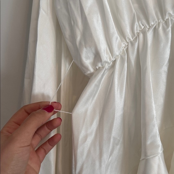 Bronx and Banco Bedouin Mini Dress in White size medium - Picture 6 of 9